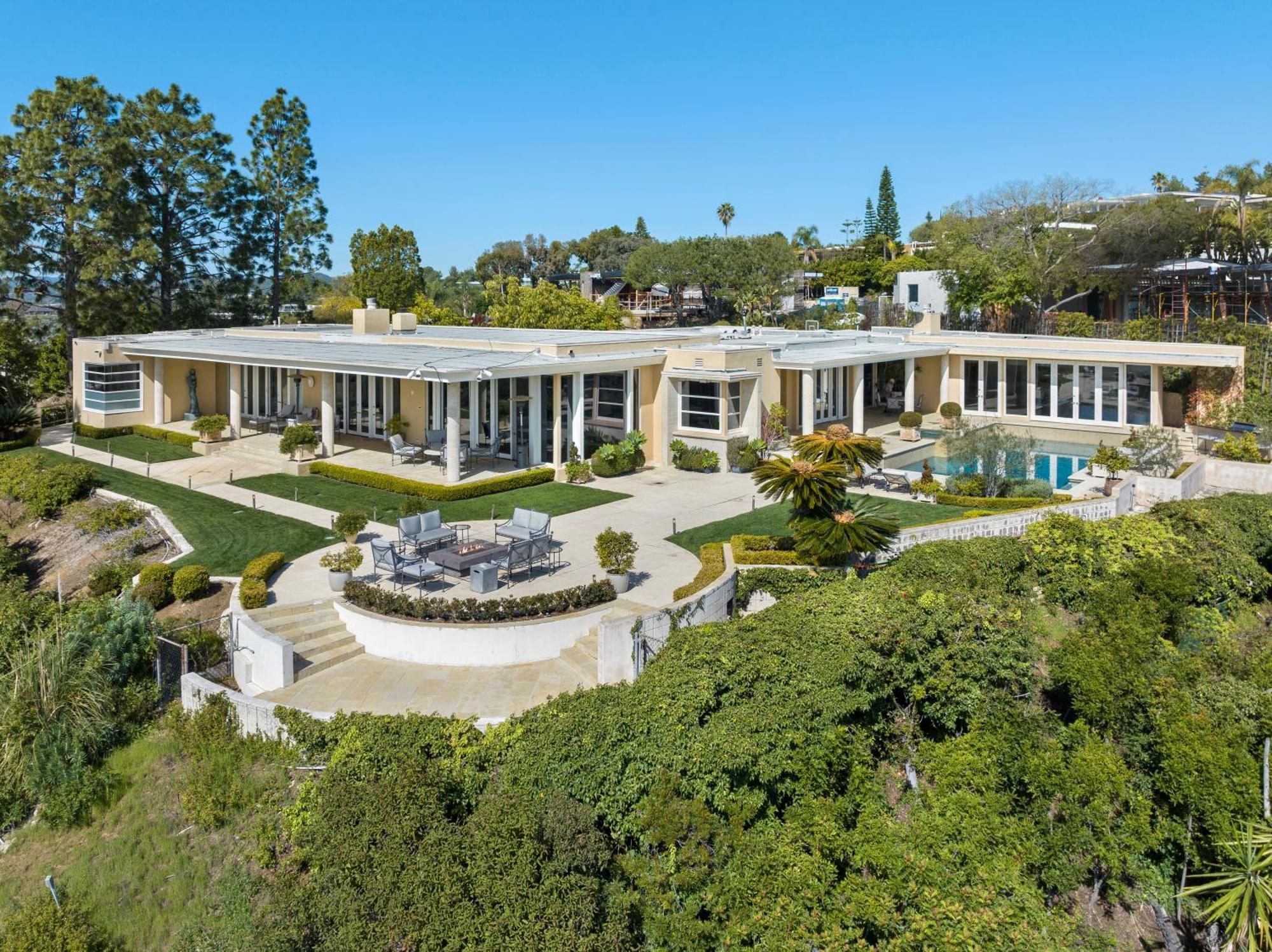 Trousdale Grand Villa Los Angeles Exteriör bild